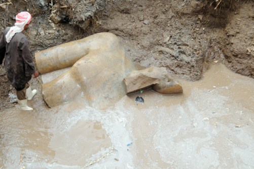 Ramses II statue at Helioipolis by Luxor Times 8